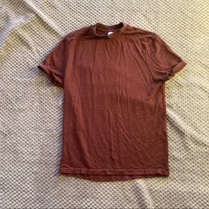 Zara Brown crewneck knit shirt